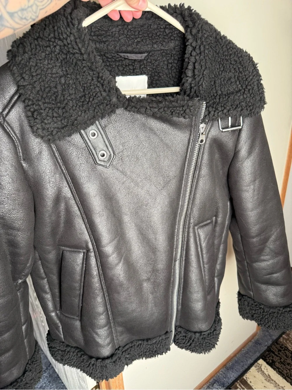 H&M oversized Moto jacket - Picture 6 of 9